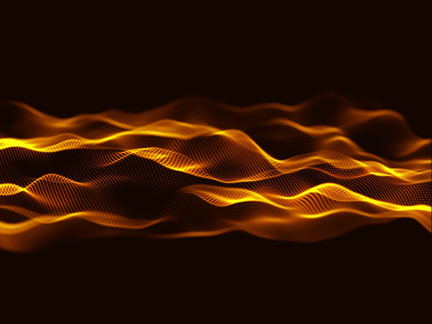 An abstract golden energy wave, an illustrative motif for the metabolic support Gelataro is formulated for