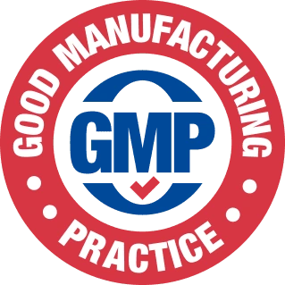 Gelataro GMP-certified manufacturing badge