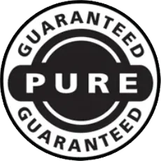 Guaranteed pure quality mark shown on Gelataro packaging